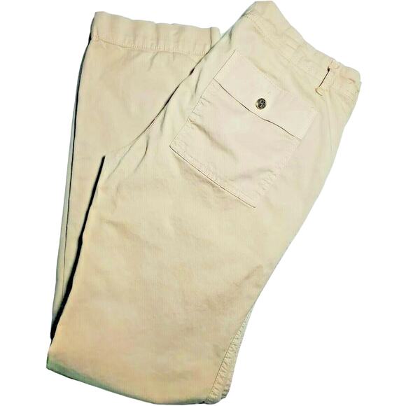 Tory Burch Khakis 27 Straight Leg Fatigue Chino Pants Trouser 27x31 Womens Size - Picture 1 of 9